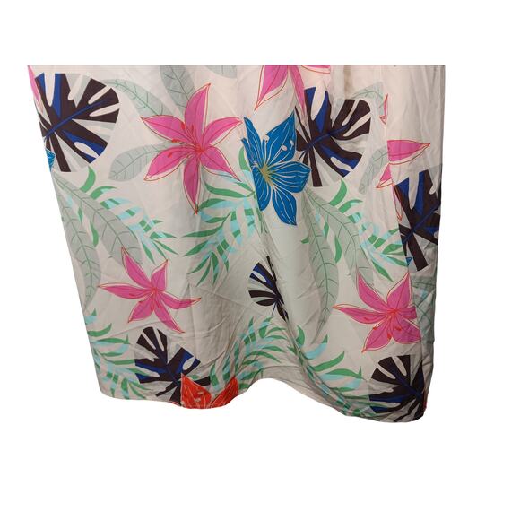 Easel 1X Kimono Duster Longline Floral Print Open Front Lightweight Cover - Picture 9 of 12